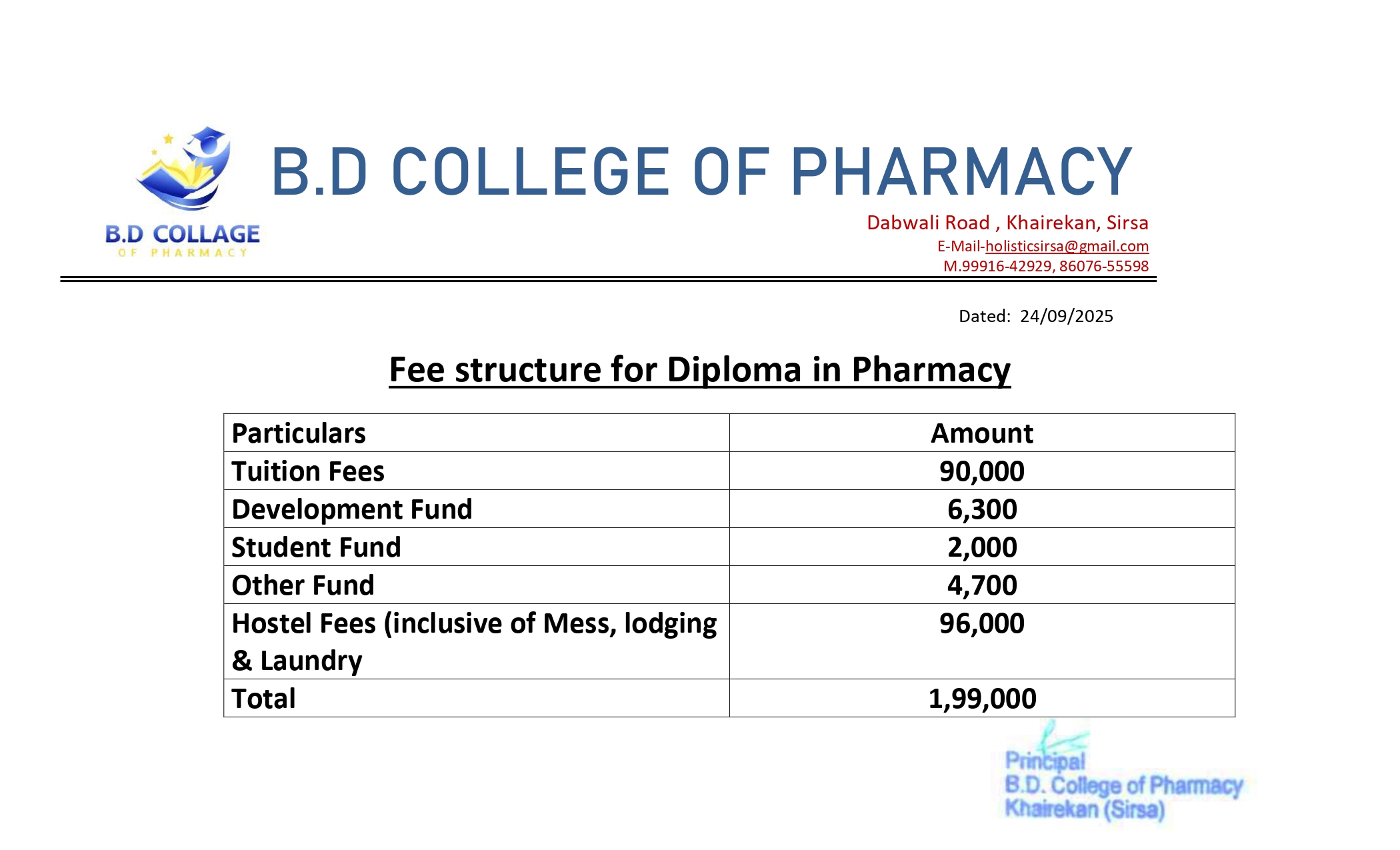 Fee Structure Thumbnail